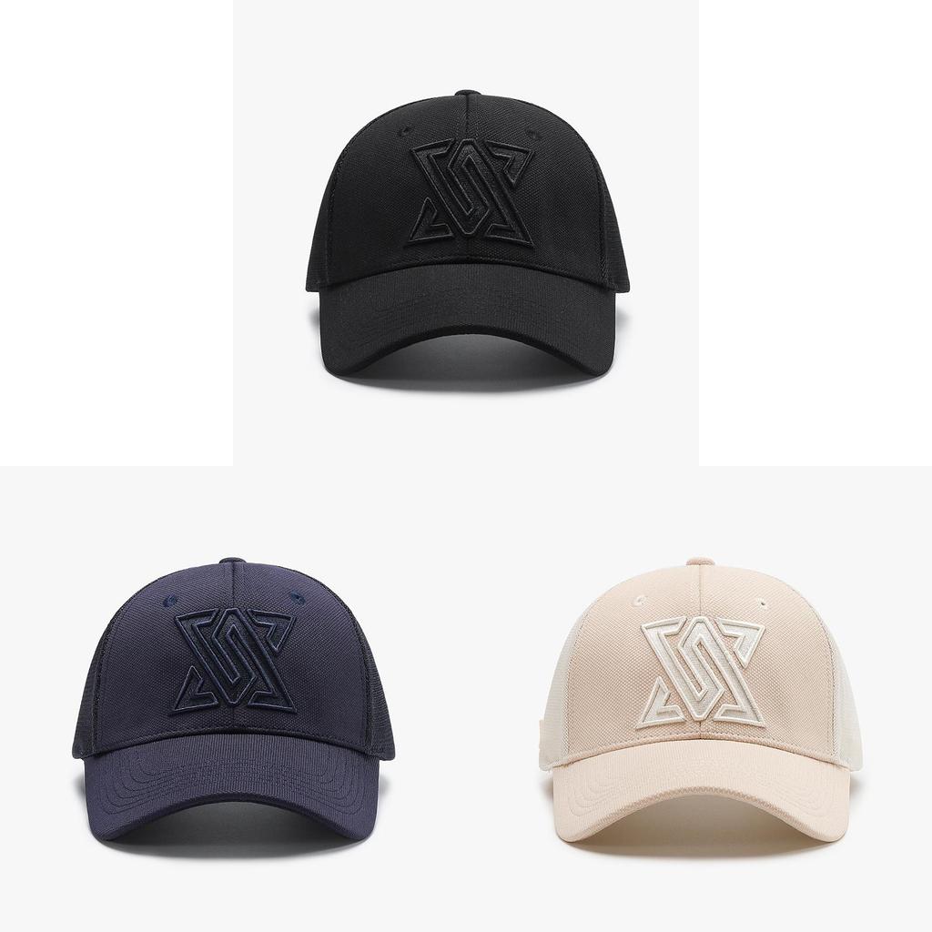 Polyester Mesh Baseball Cap With Sun Protection And Adjustable Fit For Summer Casual Wear