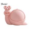 Snail Shaped Storage Box Cute Box, 3D Printed Novelty Ornament, Trinket Small Jewelry Holder with Lid, Fun Desk Organizer for Hair Ties Matte Texture