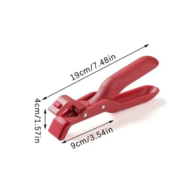 New Silicone Multi-Function Anti-Scald Bowl Clip Heat Resistant Gripper Tongs with Non-Slip Coating Cookware Handles