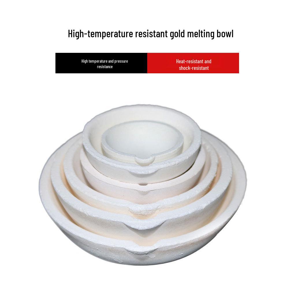 Кварцовий та платиновий високотемпературний тигель, стійкий до високих температур, для золота, алюмінію, алхімії та лиття. Ідеально підходить для невеликих побутових завдань з плавлення.