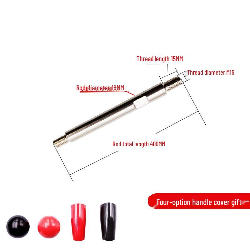 Double-Ended Threaded Stainless Steel Drill Handle Lever