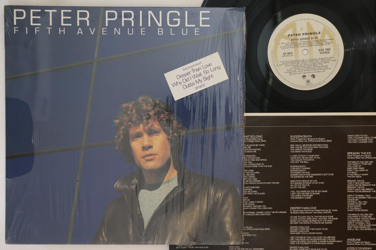 

LP ПЛАСТИНКА ПИТЕР ПРИНГЛ Fifth Avenue Blue SP9072 AM 1982 Канада Рок Б/У