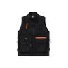 Li Ning CF Series Functional Multi-Pocket Vest Unisex Vests Black AMDQ023-1