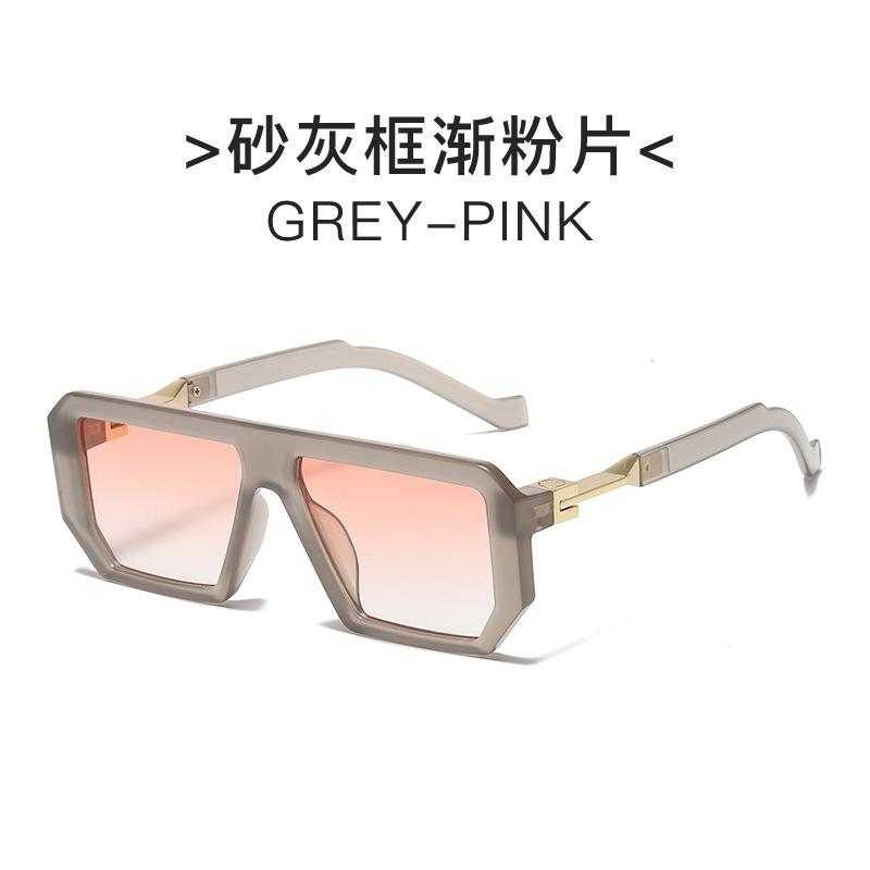 New Retro Square Sunglasses Women Fashion High Quality Black Eyewear Shades UV400 Men Trending Punk Clear Gradient Sun Glasses