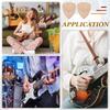 uxcell Wooden Guitar with Storage for and Bass Multicolor Picks, 10-Pack, 2.5mm Groove, Box, Electric, Acoustic, Guitars,