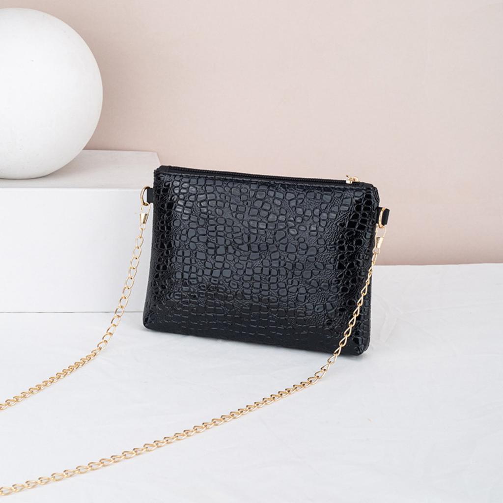 Bag, Fashionable, Minimalist, Women's Bag, Crocodile Pattern, Chain Bag, Shoulder Bag, Crossbody Bag