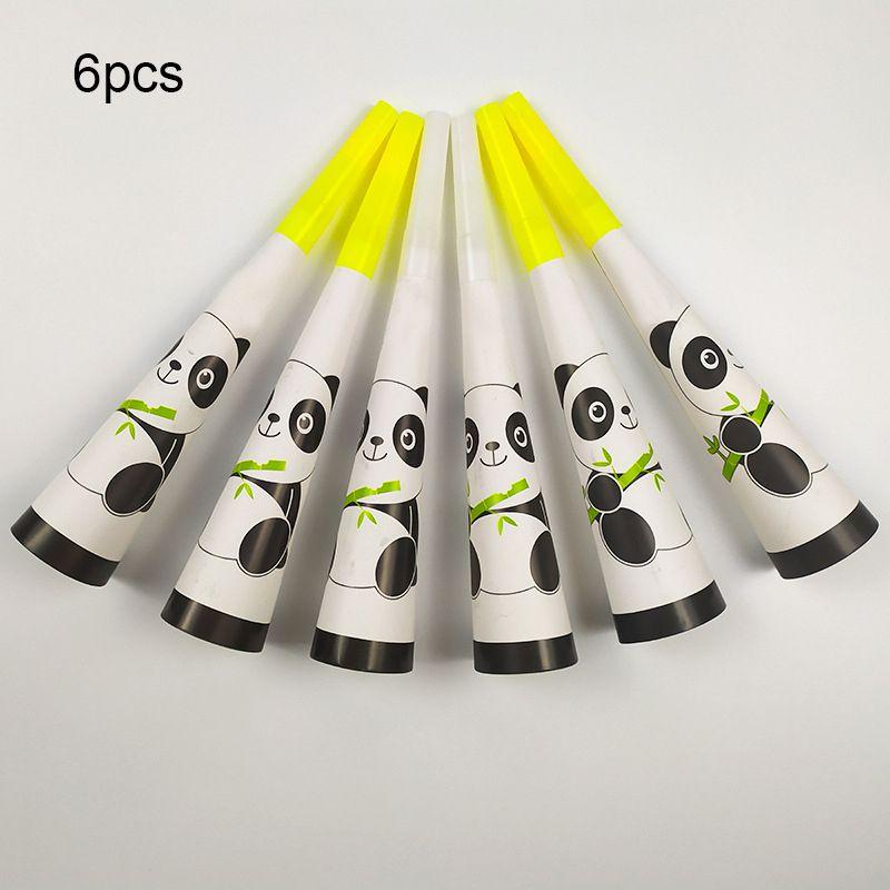 Adorables Fournitures de Fête Animal Panda Vaisselle Décor Pour Célébrations d'Anniversaire d'Enfants