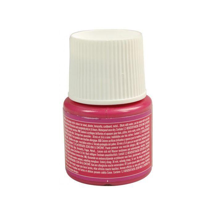 Peinture acrylique - PEBEO - Déco - Brillant - 45 ml - Rose Vif