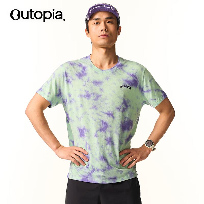 OUTOPIA Футболка с коротким рукавом из смеси шерсти мериноса и хлопка XS