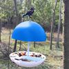 Feeder Dome Bird Feeder For Small Birds - Feeder For Mealworms -  Bird Feeder Dome Cover Outdoor Bird Feeder