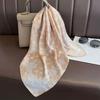 Korean Version of Polka Dot Fashion Small Square Scarf Women's Decorative Scarf Professional Scarf Imitation Silk Temperament Silk Scarf Shawl Headban