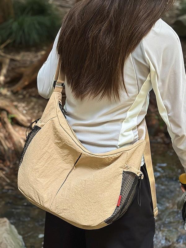 Outdoor Canvas Shoulder Bag With Large Capacity For Casual Daily Use