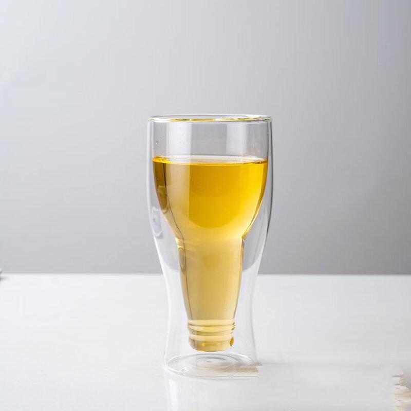 Doppelwandige Glas Bierkrüge