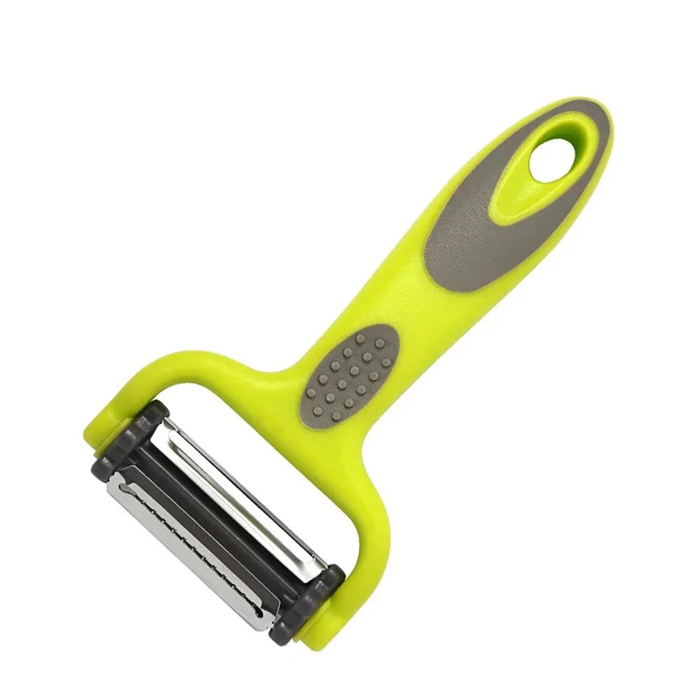 Stainless Steel Peelers 3-in-1 Peeler for Kitchen Multifunction Peelers Julienne Peeler Serrated Peeler Vegetable Peeler Tools