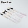 Tassel Fish Replacement Head for Simulated Small Silver Fish Cat Teaser Pet Toy Supplies