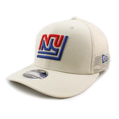 9SEVENTY Stretch Snapback New York Giants NFL Mesh Stretch Snapback New York American Football 970 Cap, Cap, Stone, Giants, Hat, [Used]