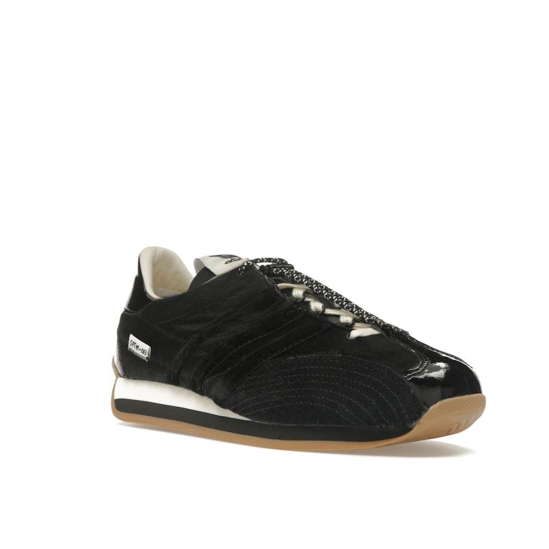 Song for the Mute X Adidas Country OG Pony Hair Pack - Black Unisex Sneakers Core-Black Cream-White JH9010