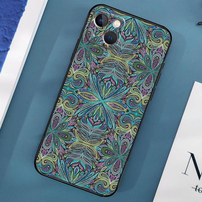 

Bohemian Style Case For iPhone 15 14 13 12 11 Pro Max X XS Max XR 7 8 Plus SE 2020 2022 Bumper Case Cover iPhone 7 8