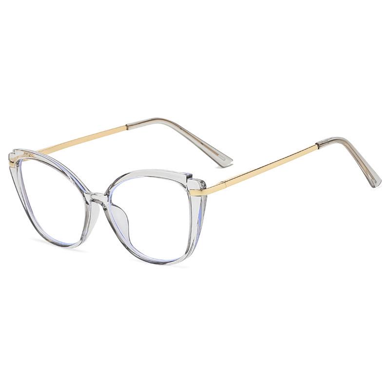 

Women s Retro Cat-Eye Anti-Blue Light Glasses with Spring Metal Legs