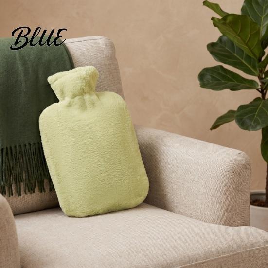 Durable Heat Pack PVC Hot Water Bottle with Plush Cover, 1000/2000ML Leakproof Bag, Leak Proof Bag Cold Compress Pouch for Shoulder, Back, Hand, Legs,