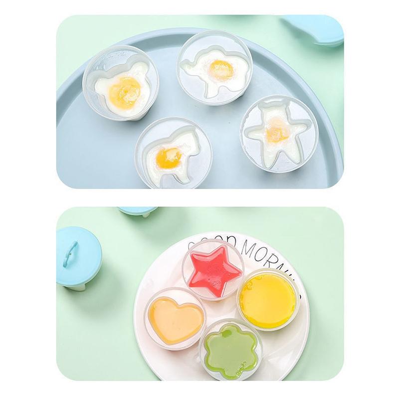 1 szt. Słodkie narzędzia do gotowania jajek, forma do jajek, nieprzywierająca plastikowa forma do gotowania jajek, kłusownik do pieczenia dla dzieci, kawaii akcesoria kuchenne