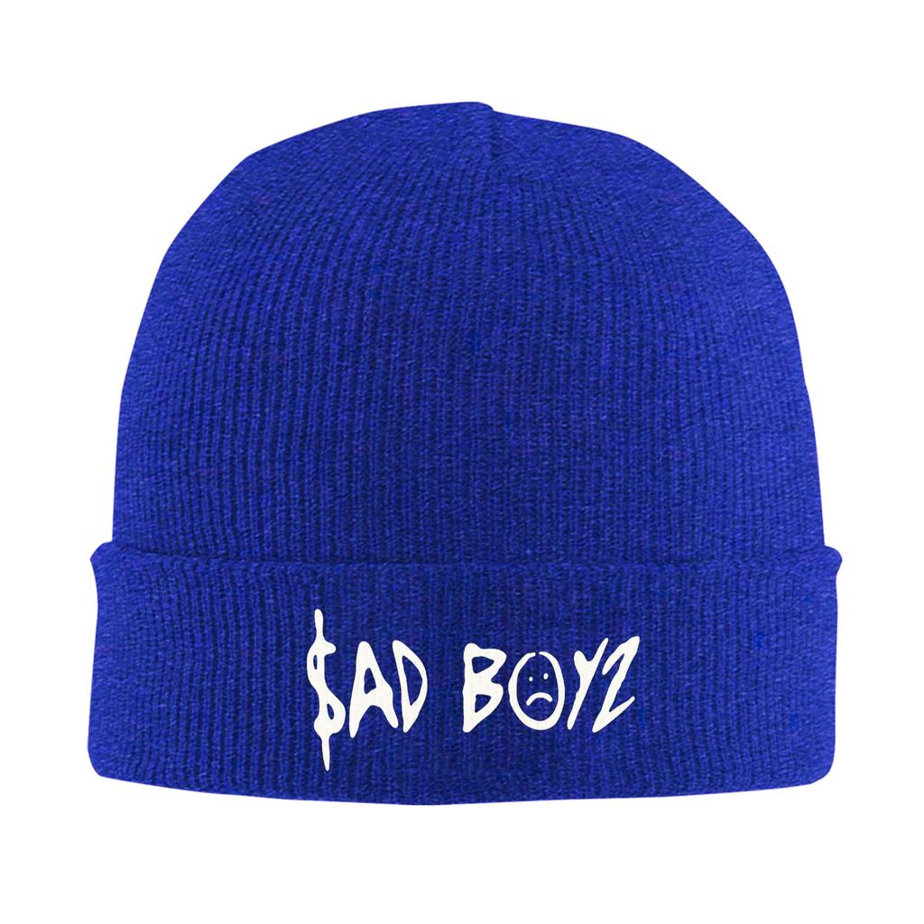 Junior H Merch Sad Boyz Warm Knitted Cap Winter Knit Bonnet Hat Skullies Beanies Hip Hop Caps for Unisex