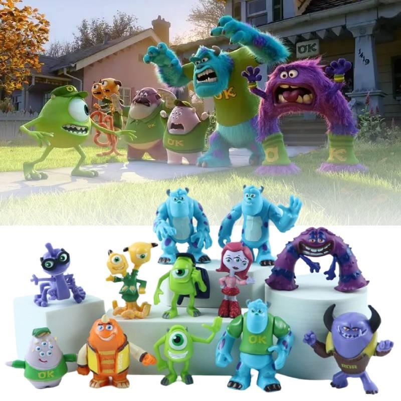 University 12pcs Monsters Action Figure Decoration Doll Cartoon Toy Gift Kids