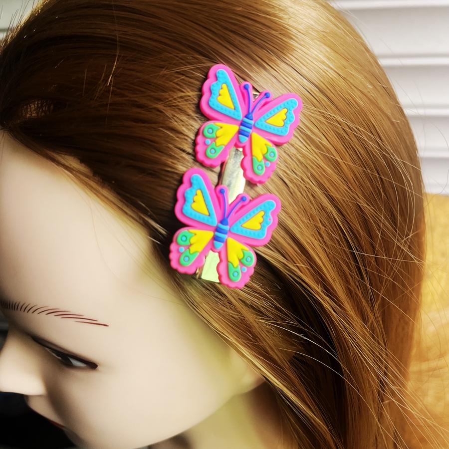 Beautiful PVC Butterfly Hair Accessory Hair Clip Suitable for Girls' Hair Decoration, Holiday Party Decoration Hair Accessories