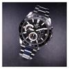 Casio EDIFICE Simple Fashion Casual Quartz Movement Stainless Steel Strap Japanese and Korean Watch Men's Watch Black Dial EFV-570D-1AVUEF