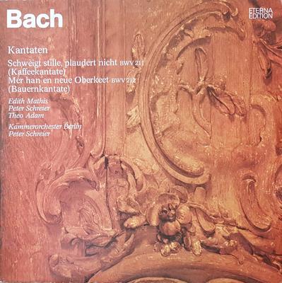LP Record EDITH MATHIS PETER SCHREIER THEO   Bach Kantaten  Schweigt Stille Pl 826874 ETERNA 1978 German Dem Classical Used
