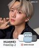 HUAWEI FreeClip 2 Wireless Comfortable Fit Cuff Drop Automatic IP57 Dustproof Water Fast Black Earbuds, Bluetooth, (Ear Style), 38-Hour Playback,