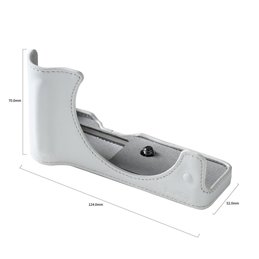 SmallRig Camera Leather Half Case Kit for Canon R50 V (White) 5431