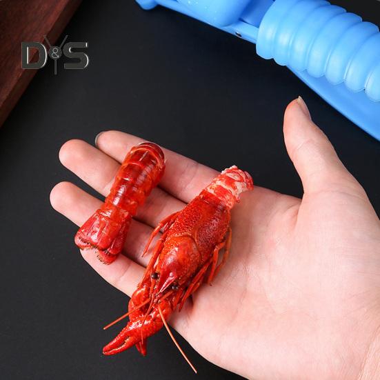 Werkzeug zum Schälen von Flusskrebsen, Garnelenschwanzschäler für Meeresfrüchte, einfaches Schälgerät, sichere Flusskrebsschälmaschine, spülmaschinenfest, multifunktionale Küche