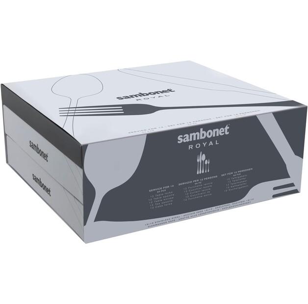 Набор столовых приборов Sambonet Royal, нержавеющая сталь 18/10, 60 шт (52563-N2)