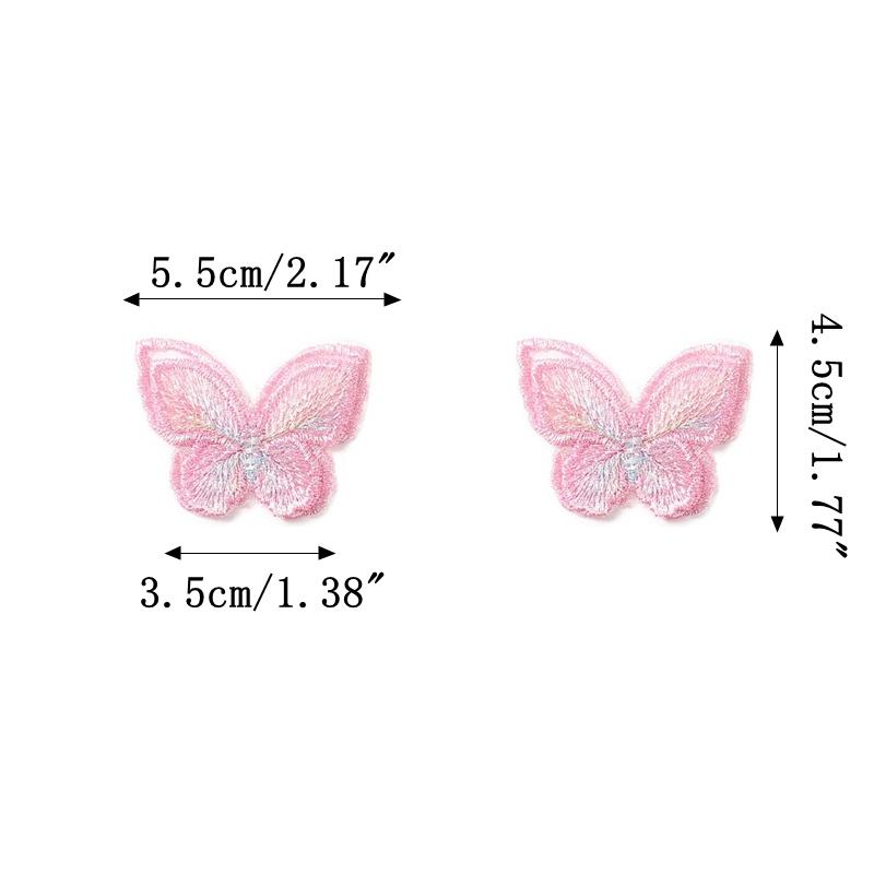 10PCs Artificial Flowers Butterfly Fake Flowers Gifts Wedding Decoration For Home Room Decor DIY Crafts Hair Brooch Accessories