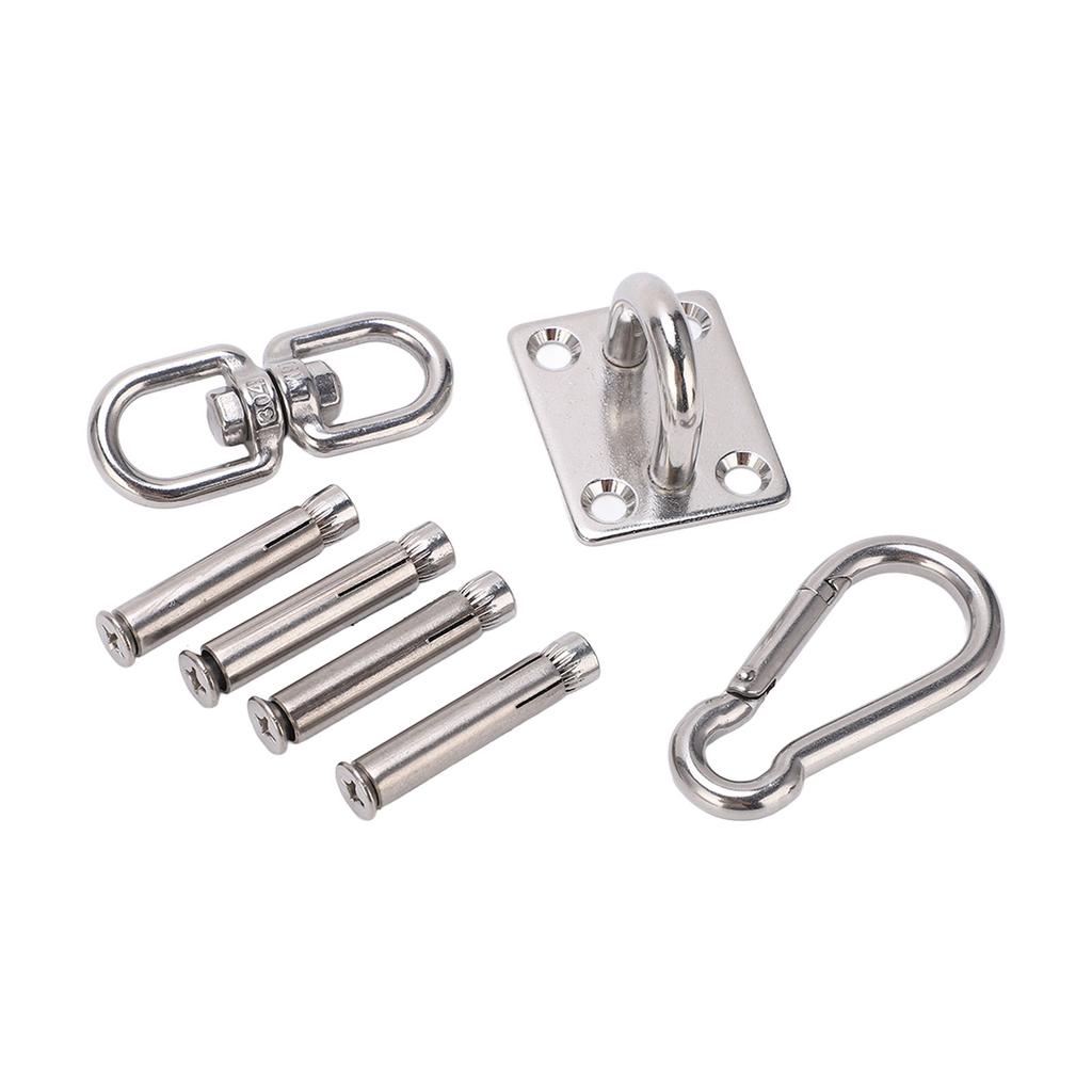 Stainless Steel Ceiling Hammock Hanging Kit 551lb Capacity Suspension Hook Hanger for Yoga Hammock Swings