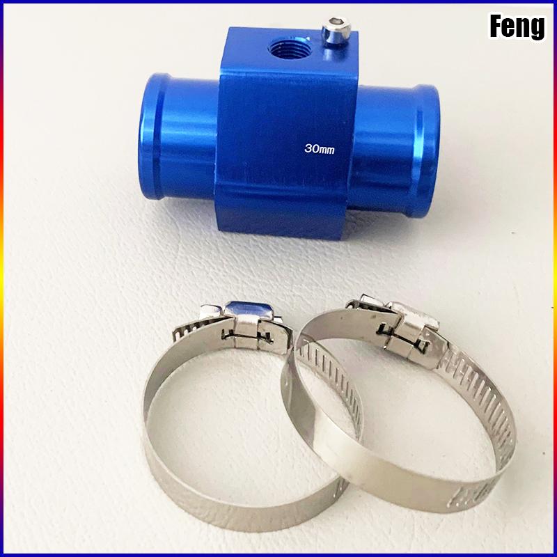 Car Modification Water Temperature Sensor Head Joint Sensor Radiator Adapter 1/8NPT Digital Water Temperature Gauge Voltmeter