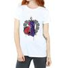 Disney Womens/Ladies Villains Maleficent Sketch Cotton Boyfriend T-Shirt