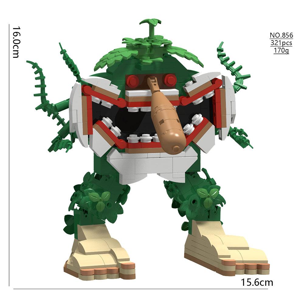 Italian Brainrot Animal MOC Building Block Tung Tung Tung Sahur Wheel Frog Elephant Tree Monster Monkey Toy Desk Decoration Q064