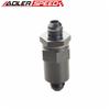 AN8 8 AN Inline Fuel Filter 30 Micron Billet Aluminum Black