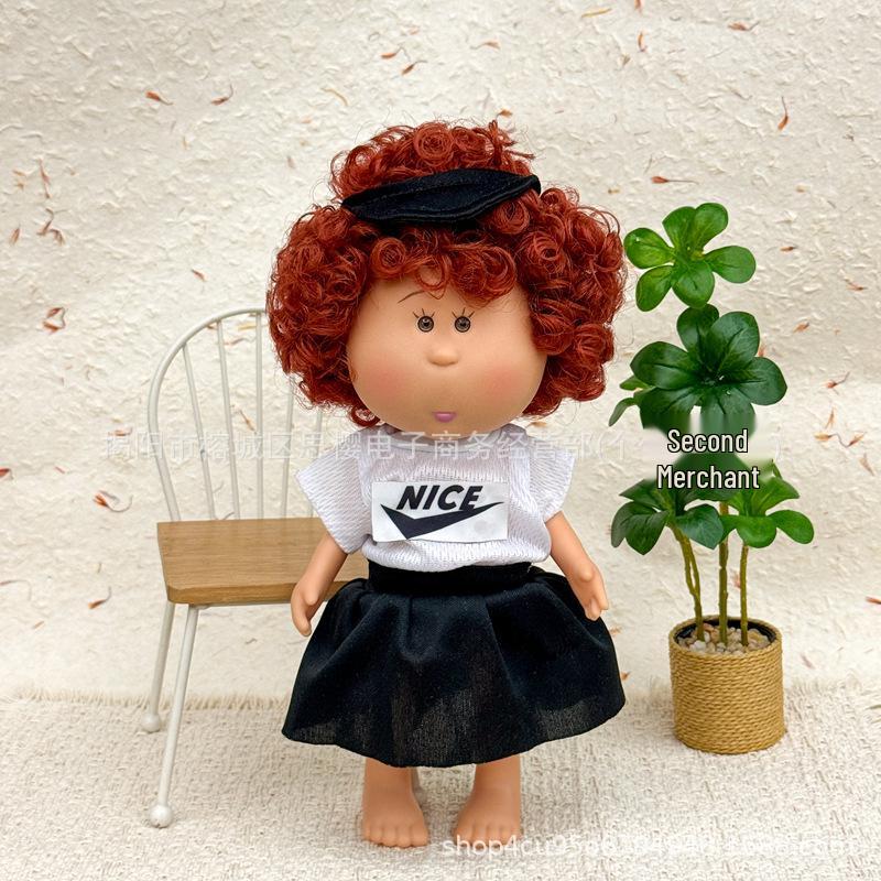 24cm Spanish Mia Potato Doll Dress-Up Set with Plush Outfit