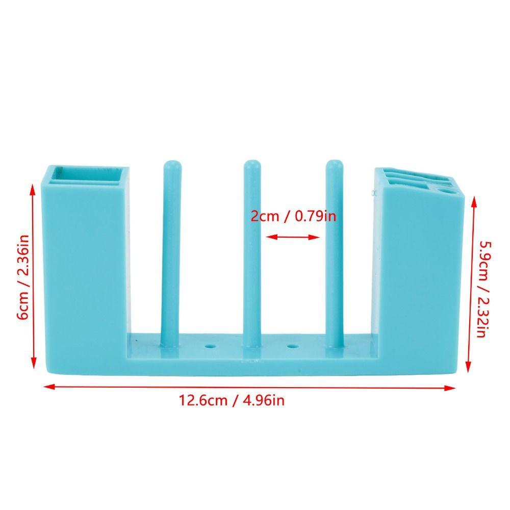 Bobbin Organizer for Crafting Machines Plastic Spool Rack Thread Spool Keeper Sewing Machines