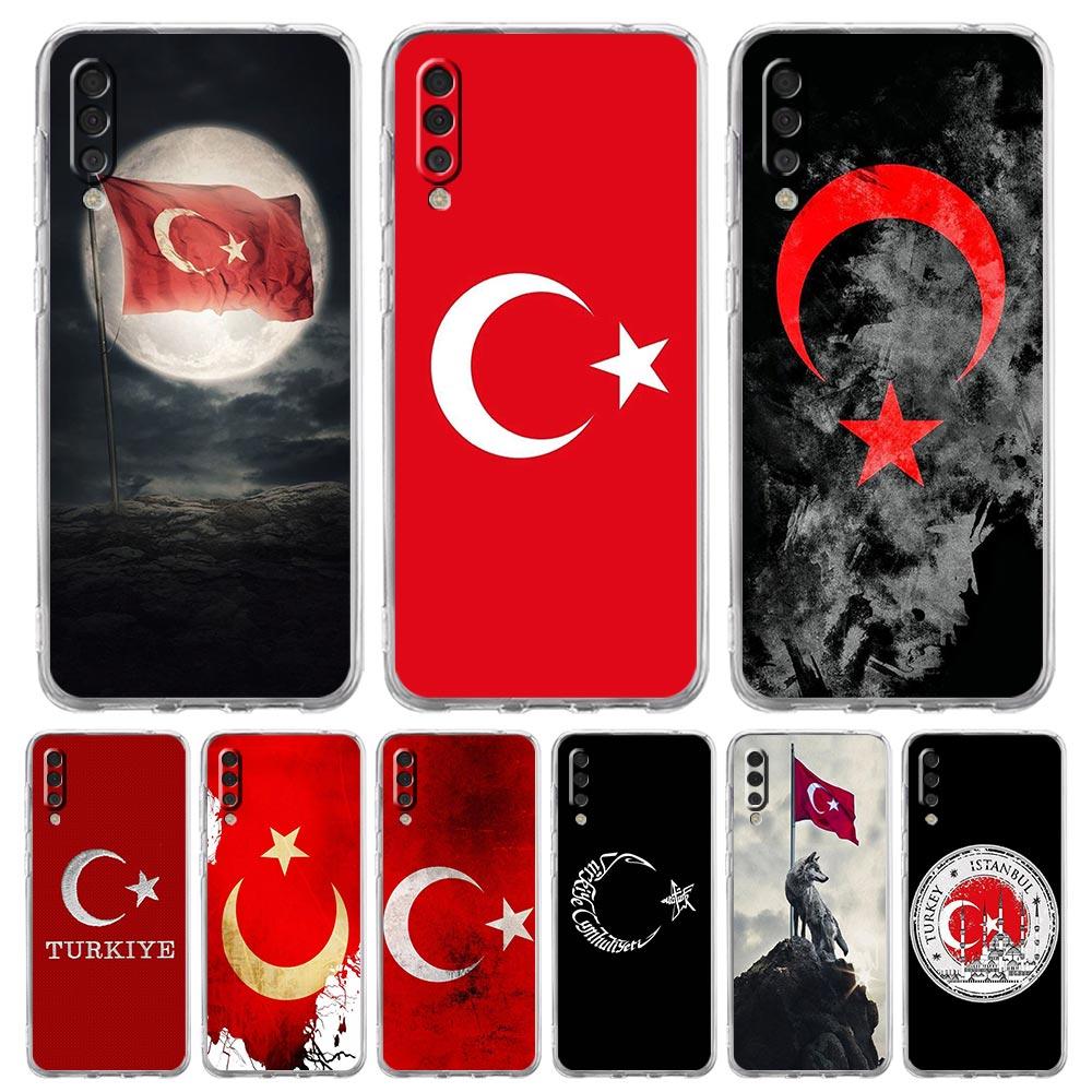 Phone Case For Samsung A16 A14 A12 A22 A32 5G A34 A42 A52 A54 A50 A70 A72 A40 A20E A10S A20S A04S A06 Cover Turkey Turkish Flag