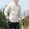 Autumn Winter New Men Polar Fleece Coats Outdoor Fashion Stand Collar Printing Pockets Zipper Thicken Warm Cardigan Jackets Tops