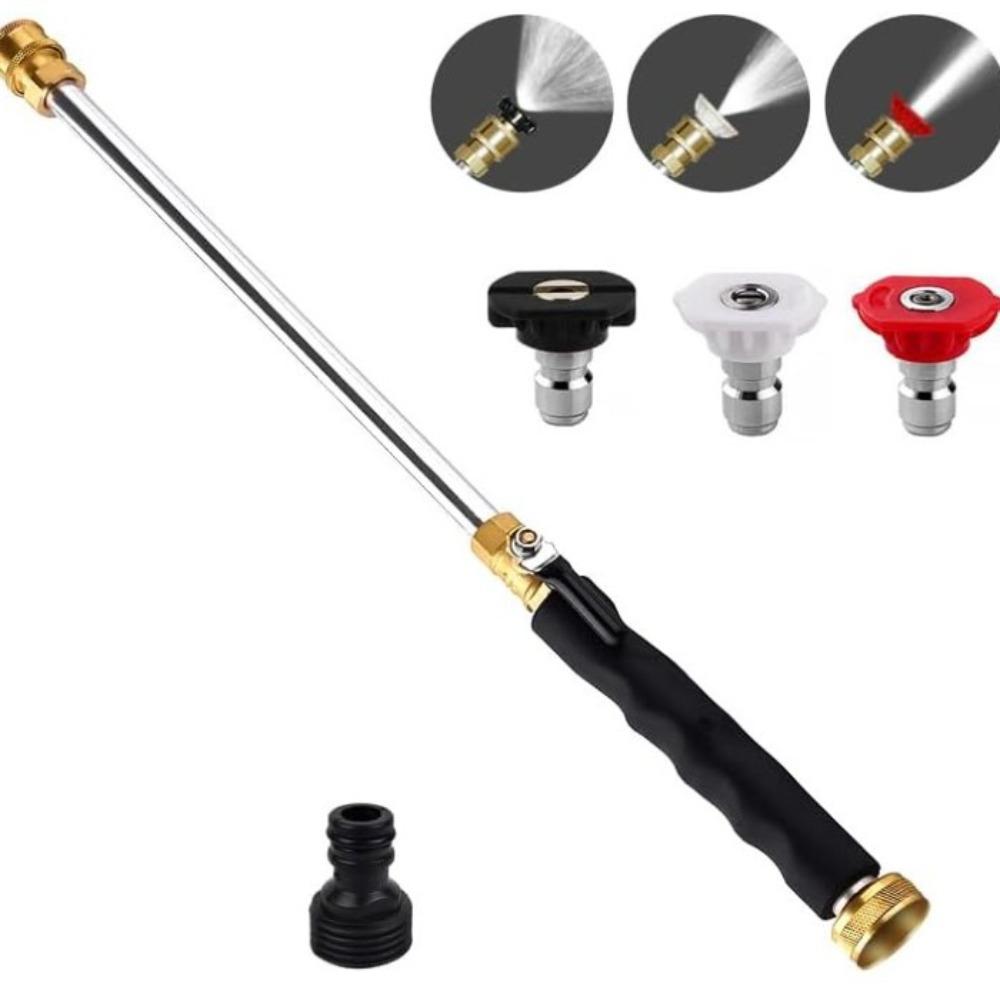 Portable Jet Nozzle Power Washer Quick Connectors Hydro Jet Power Washer Wand  for Garden Hose