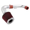 For Chevrolet Cold Air Intake Kit Red Filter Silver Pipe  For 11-15 Chevy Cruze 1.4L DOHC Turbo Engine