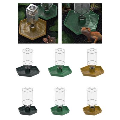 Automatický dávkovač vody pro plazy Krmítko Easy Clean Food Miska na vodu pro želvy a ještěrky Anticlip Pet Waterer