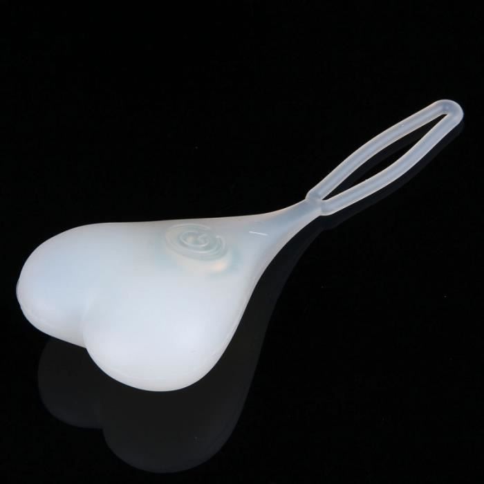 Feu arrière vélo suspendu en forme de coeur rouge à LED - WEWOO