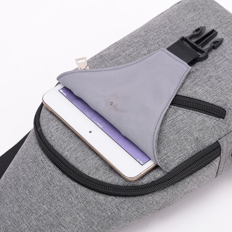 IELGY Pánská taška Korejská Jednoduchá Crossbody Stylová Ležérní Černá Venkovní Všestranná Přes jedno rameno