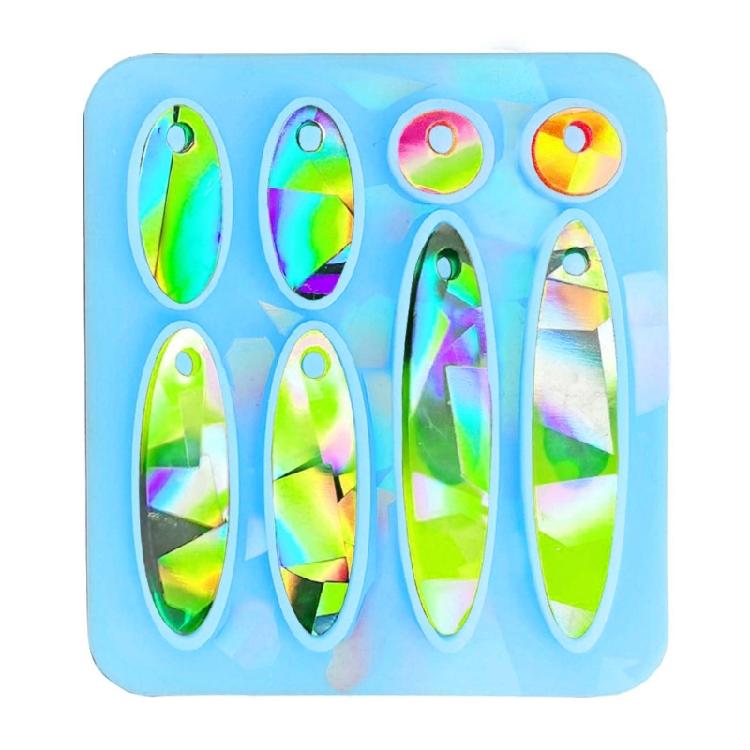 Earring Molds with Holes Hand-Making Accessories Silicone Material for Earrings